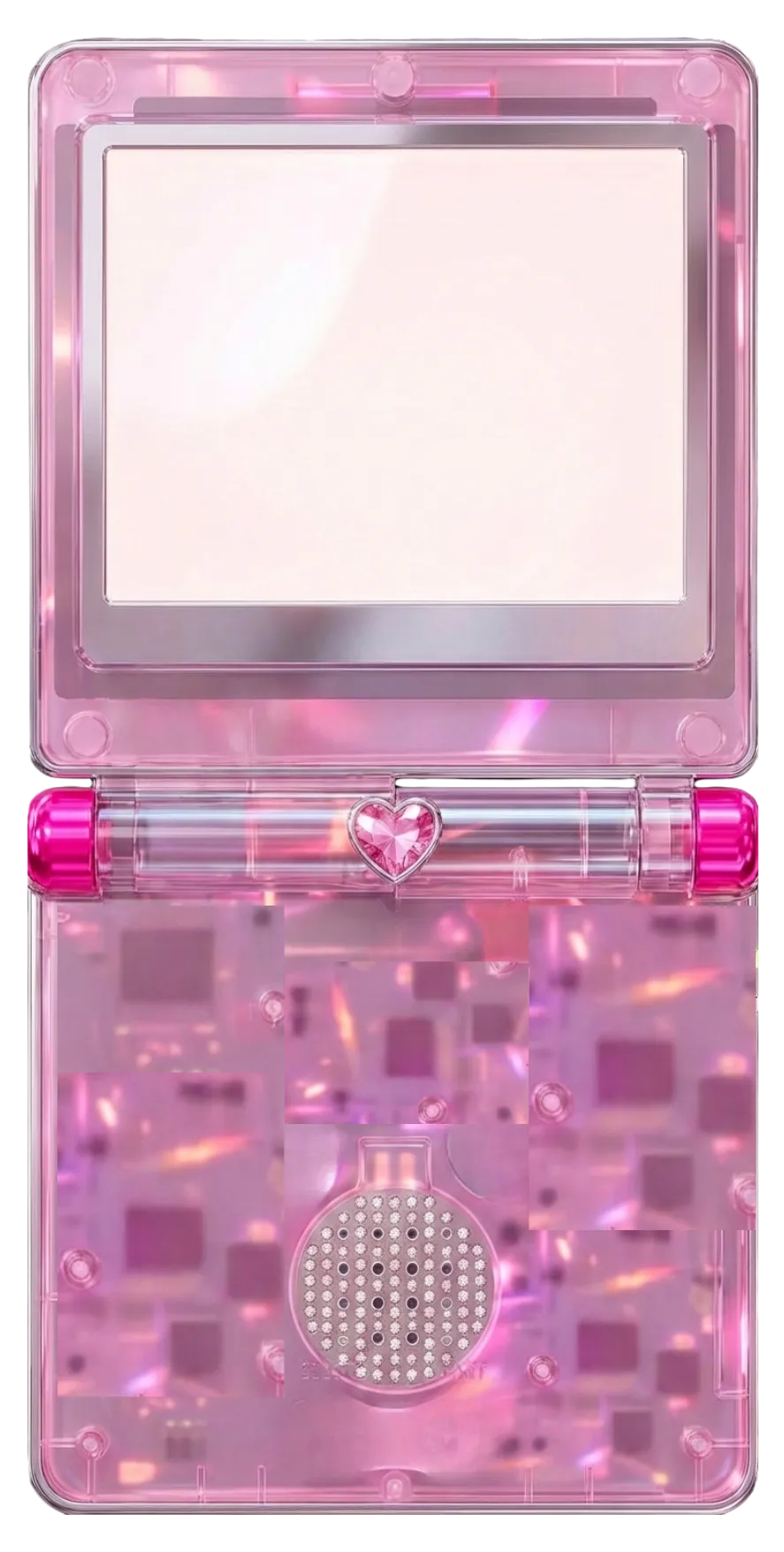 Pink Crystal Game Boy SP